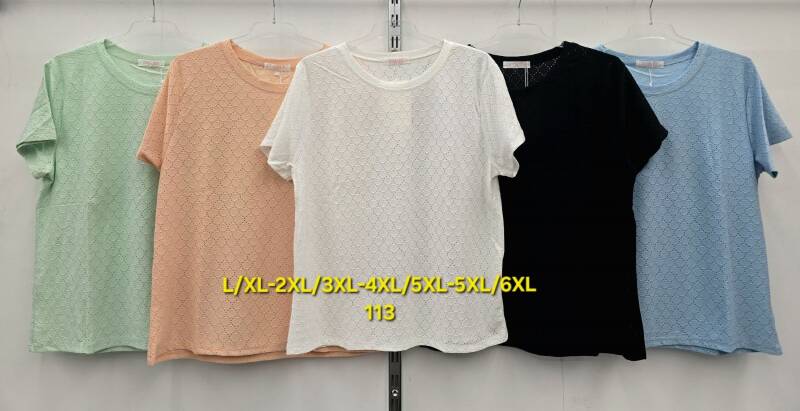 Bluzki damskie Roz L-6XL, Mix Kolor Paczka 12 szt